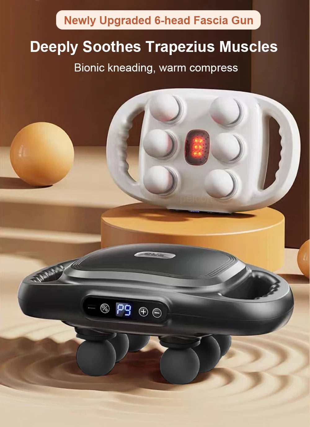 6-Head Full-Body Massage Device