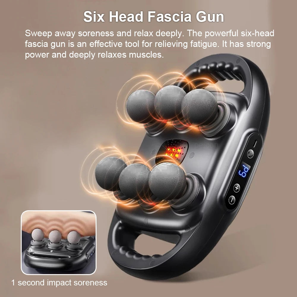 6-Head Full-Body Massage Device